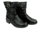 Botki damskie na obcasie- Unisoft 24BT02-7988, czarne