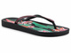 Japonki damskie plażowe, basenowe IPANEMA 83326, czarno-zielone