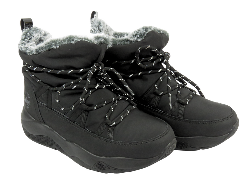 Trapery, śniegowce damskie sportowe - LEE COOPER LCJ-24-03-3063L, czarne