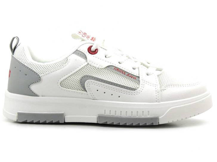 Sneakersy, buty sportowe damskie - CROSS JEANS LL2R4011C, białe