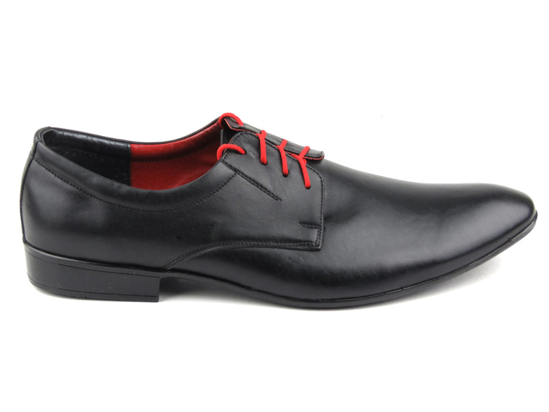 Półbuty męskie wizytowe - MOSKAŁA 470, czarne