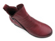 Botki damskie na dwa suwaki - COMFORTABEL 962319, bordowe