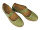 Wygodne półbuty damskie ze skóry Nika Komfort 0117-11804, khaki