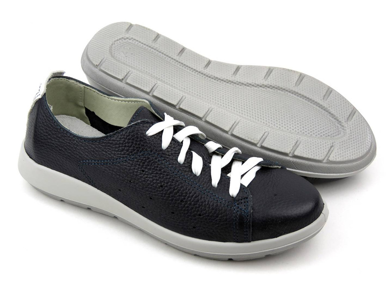 Buty damskie sportowe z wyjmowaną wkładką - Befado Dr Orto 156D011, granatowe