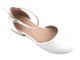 Eleganckie czółenka dziewczęce na obcasie, buty komunijne - Miss E 23DZ35-5603, białe