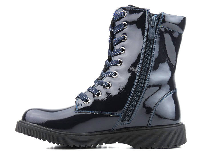 Kozaki dziecięce, młodzieżowe a la motyl - WEESTEP R652256261, granatowe