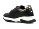 Buty sportowe, sneakersy damskie - TOMMY HILFIGER T3A4-31173-1242999, czarne z panterką