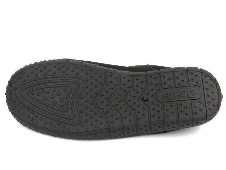 Buty męskie do wody, do pływania / na jeżowce, kamienie - Big Star NN174752, czarne