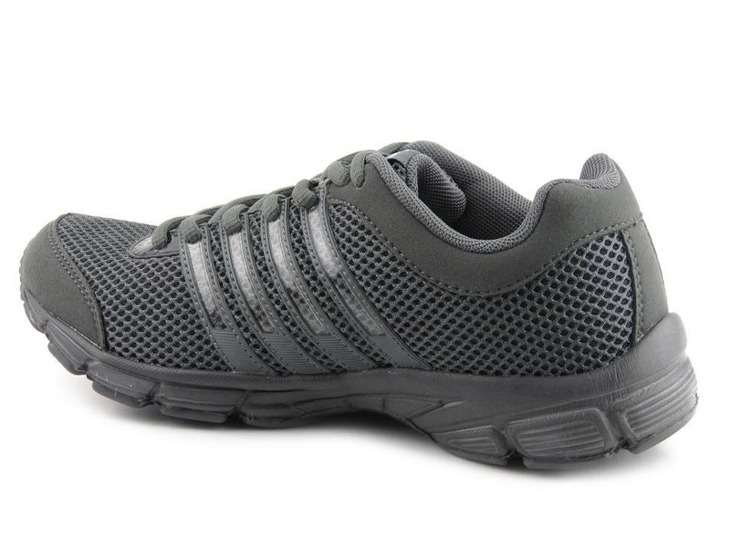 Buty sportowe damskie z siateczkowej tkaniny - AMERICAN CLUB WW-53234, szare