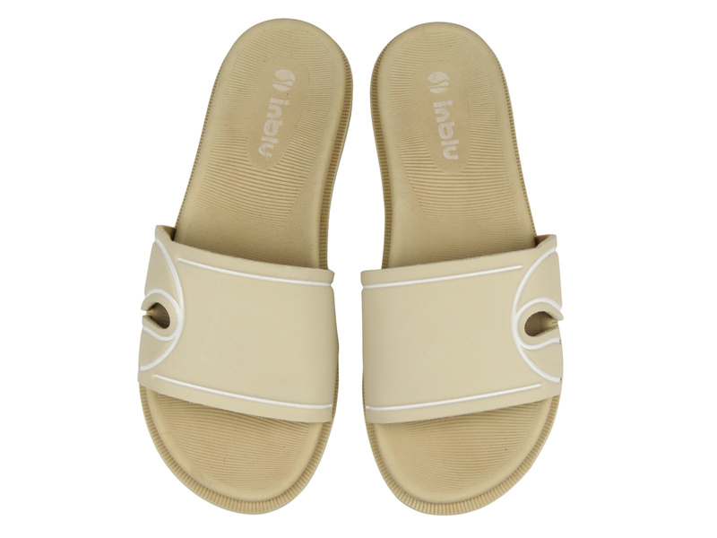 Wygodne klapki damskie Inblu SF-01 beżowy