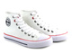 Wysokie trampki damskie - Big Star TT274026, białe