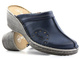 Wygodne klapki damskie na koturnie - HELIOS Komfort 624, granat 2