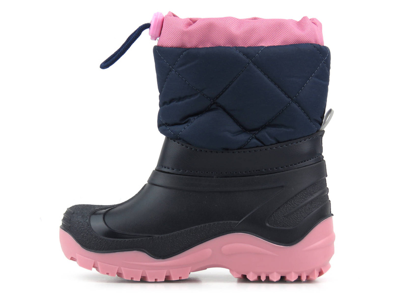 Śniegowce, kalosze dziecięce z wełną - Ren But MUFLON 32-468-0123, granatowe