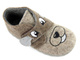 Ciepłe kapcie, buty dziecięce z pieskiem - BEFADO 526P119, brązowe