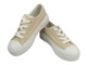 Trampki damskie na platformie - Lee Cooper 25-02-3326L, beżowe