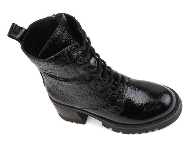 Botki, trapery damskie - VENEZIA 0010LP3R, czarne