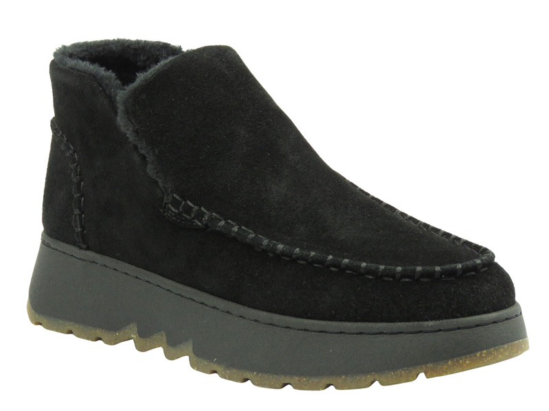 Damskie botki ocieplane Nika Komfort 0791-3085, czarne