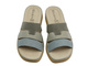 Klapki damskie niebieskie Scalina 834369 Modny desing