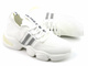 Sneakersy damskie z miękkiej tkaniny - GOE JJ2N4100, białe