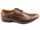 Półbuty męskie wizytowe ROSSI 477, brązowe