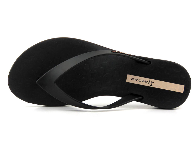 Japonki damskie na koturnie - IPANEMA 26748, czarne