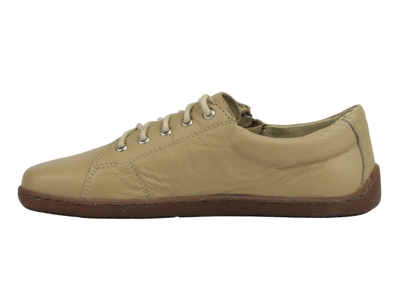 Damskie półbuty barefoot Helios Komfort 436 jasny beż
