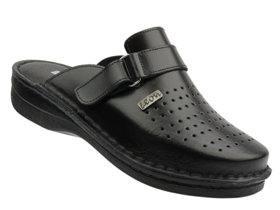Klapki Męskie Leon V230 czarne