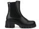 Botki damskie na traperowym obcasie - BIG STAR KK274492, czarne
