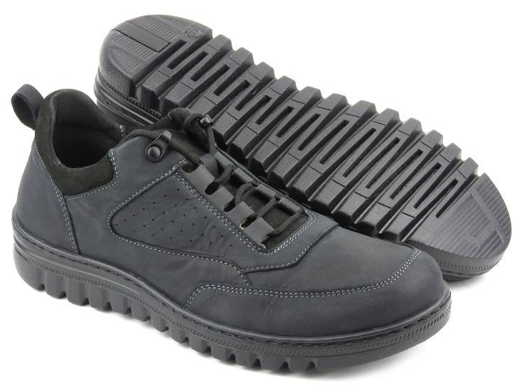 Półbuty męskie sportowe, trekkingowe WASAK 0228, czarne