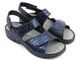 Sandały damskie zdrowotne - Berkemann RINA Stretch 01040, granatowe