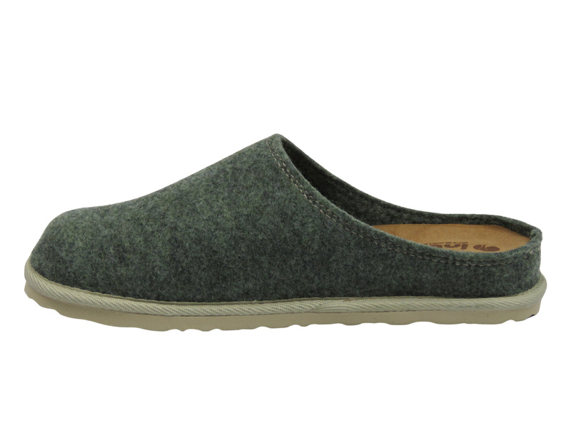 Ciepłe kapcie damskie - INBLU CS-47, zielone