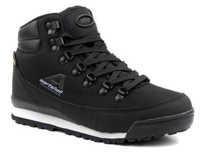 Trzewiki, trekkingi damskie zimowe - AMERICAN CLUB WT61/21(22), czarne