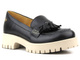 Półbuty, loafersy damskie MACIEJKA 05497-01, czarne