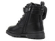 Ciepłe botki, trapery dziecięce z wełną - MISS E 5252, czarne