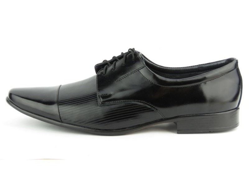 Półbuty, derby męskie MOSKAŁA 194, czarne