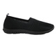 Półbuty, espadryle damskie czarne News 25TX02-8850 