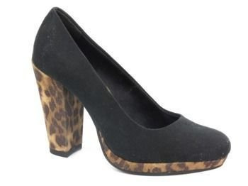 Czółenka na obcasie w panterkę - Marco Tozzi 22425