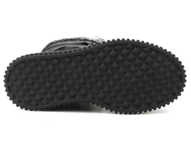 Ocieplane kozaki dziecięce Navy Dot 22-61069 czarne