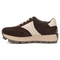 Damskie sneakersy skórzane zamszowe Filippo DP7976/26 brązowe – wygodne półbuty na grubej podeszwie