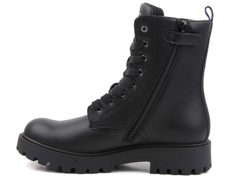 Trapery, trzewiki damskie TOMMY HILFIGER T3A5-31195, czarne