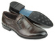 Eleganckie loafersy, półbuty męskie - JOHN DOUBARE Y705-1-433, brązowe