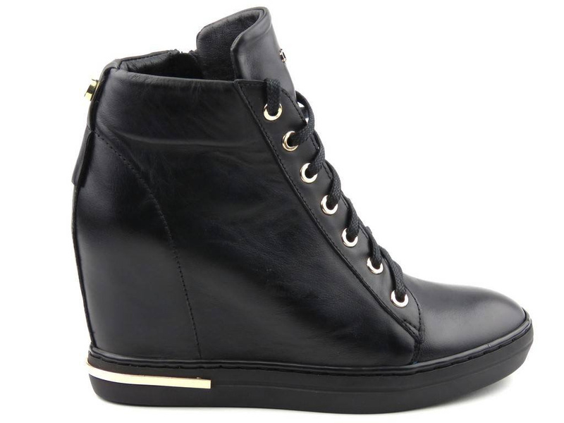 Sneakersy damskie na ukrytym koturnie CARINII B5476
