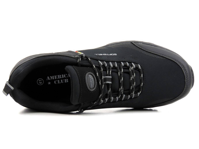 Trekkingi męskie, buty górskie - AMERICAN CLUB Softshell WT83/22, czarne