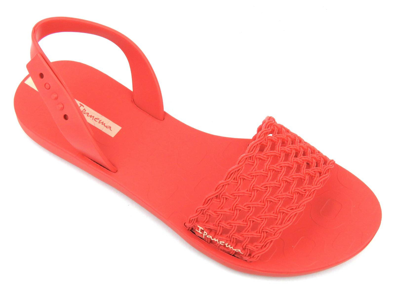 Sandały damskie wegańskie - IPANEMA 82855, czerwone