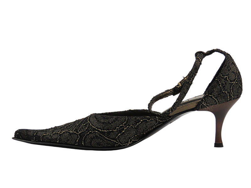 Czółenka na szpilce brąz Roberto Vitali 437A3