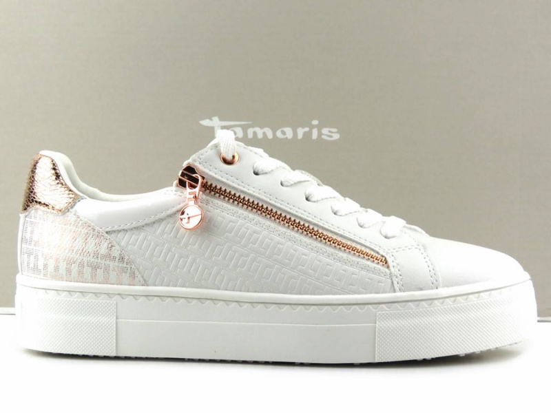 Sneakersy damskie TAMARIS 1-23313-20, białe