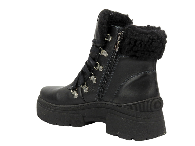 Wygodne trapery damskie Helios Komfort 583, czarne