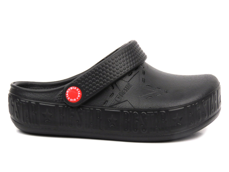 Klapki dziecięce clogsy - BIG STAR II375001, czarne