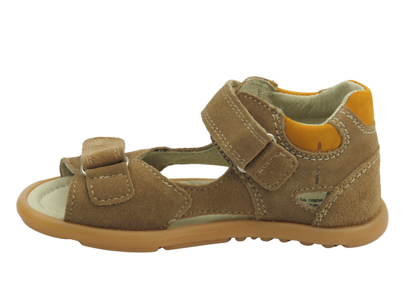 Sandały dziecięce na rzepy brązowe Jamet 218