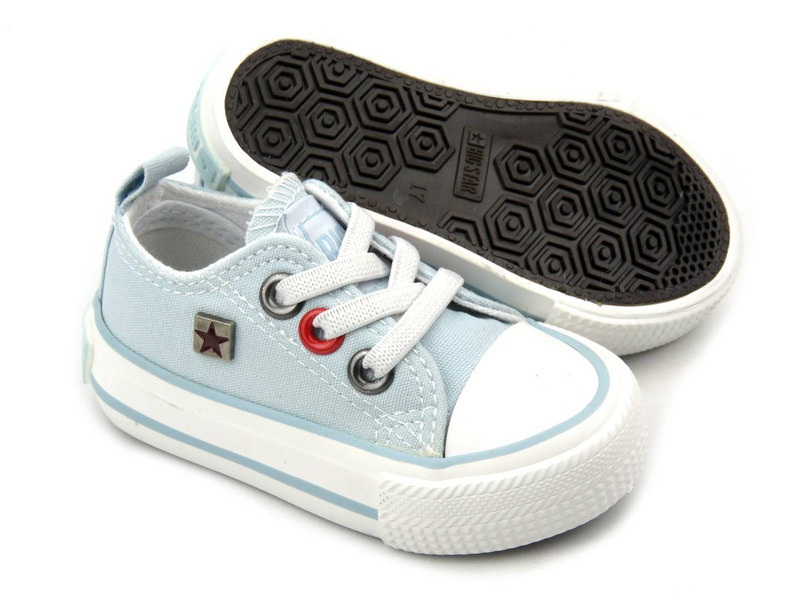 Trampki dziecięce, buty sportowe Big Star HH374198, niebieskie